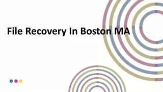 File Recovery In Boston MA