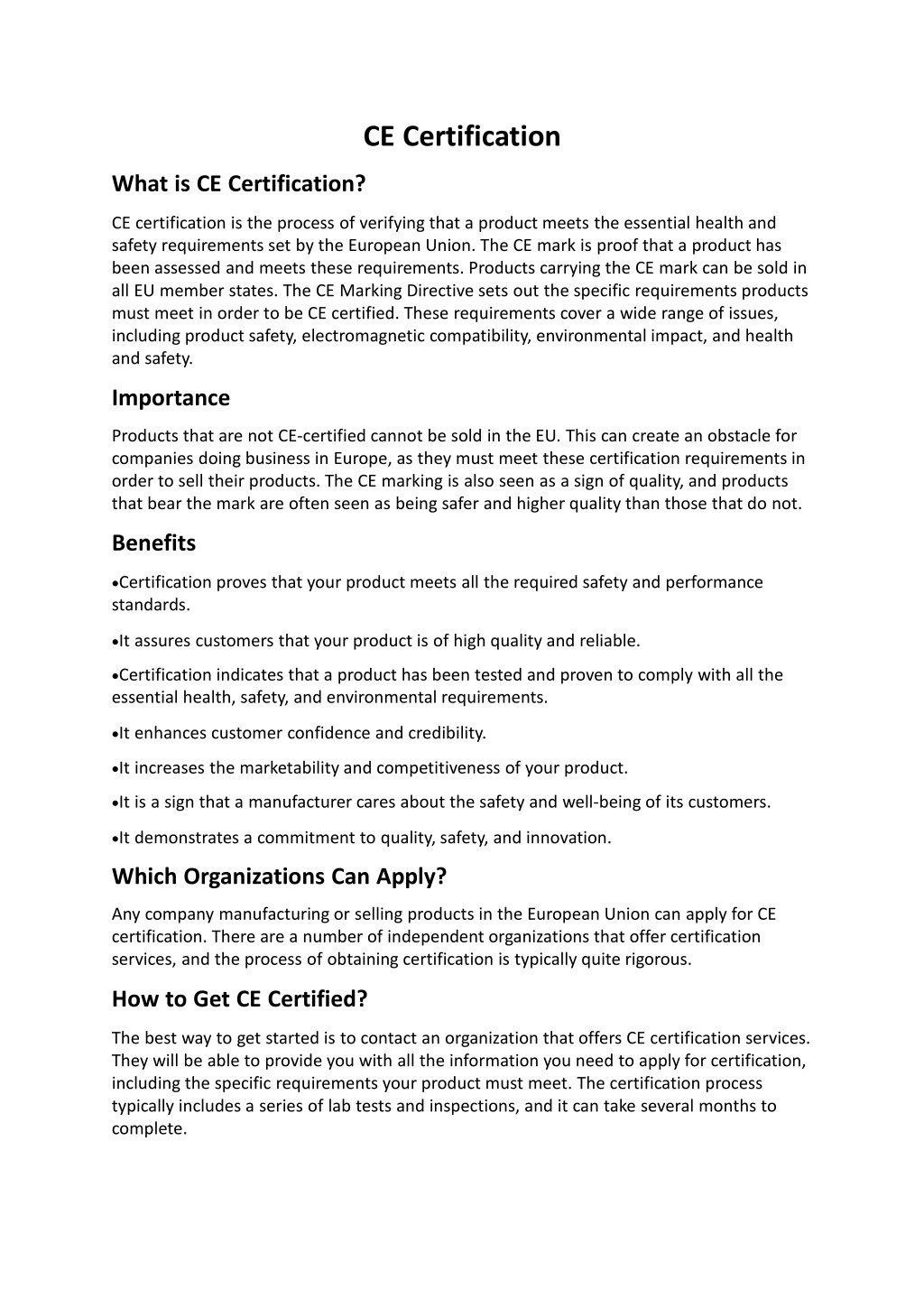 PPT - CE Certification PowerPoint Presentation, free download - ID:12012500