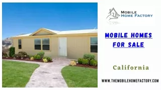 Buy Manufactured Homes for Sale in Ojai, CA - The Mobile Home Factory