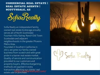 Scottsdale real estate-  SofiaRealty