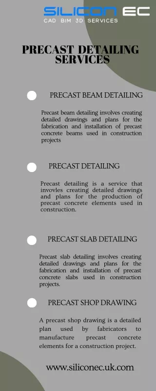 Precast detailing services