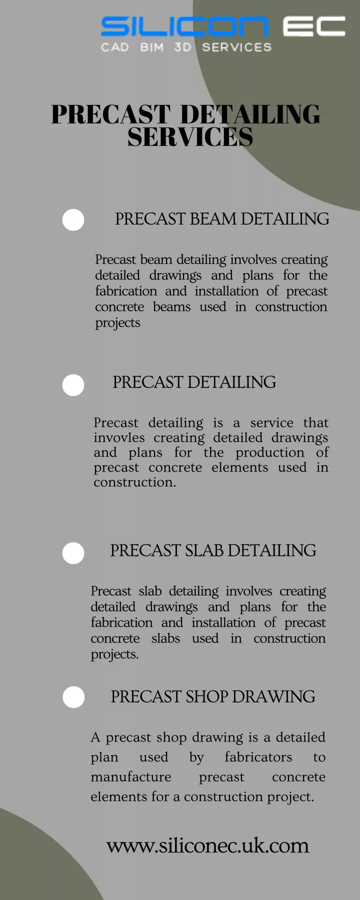 precast detailing services