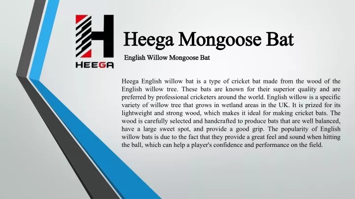 heega mongoose bat