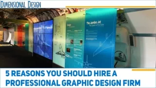 5 Reasons You Should Hire a Professional Graphic Design Firm