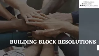 building block resolutions