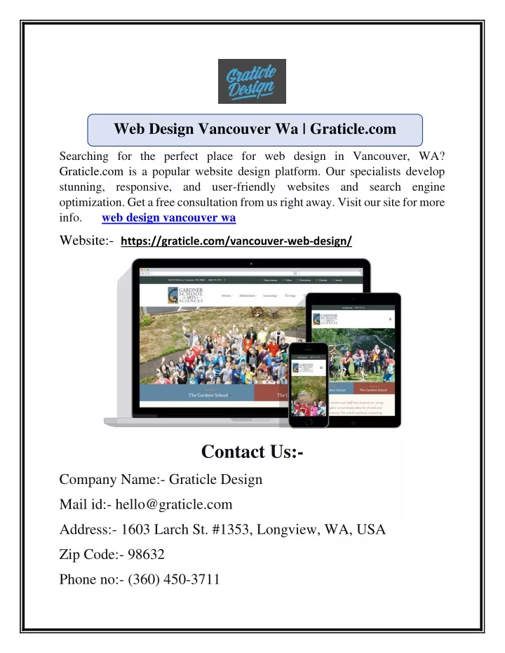 web design vancouver wa graticle com