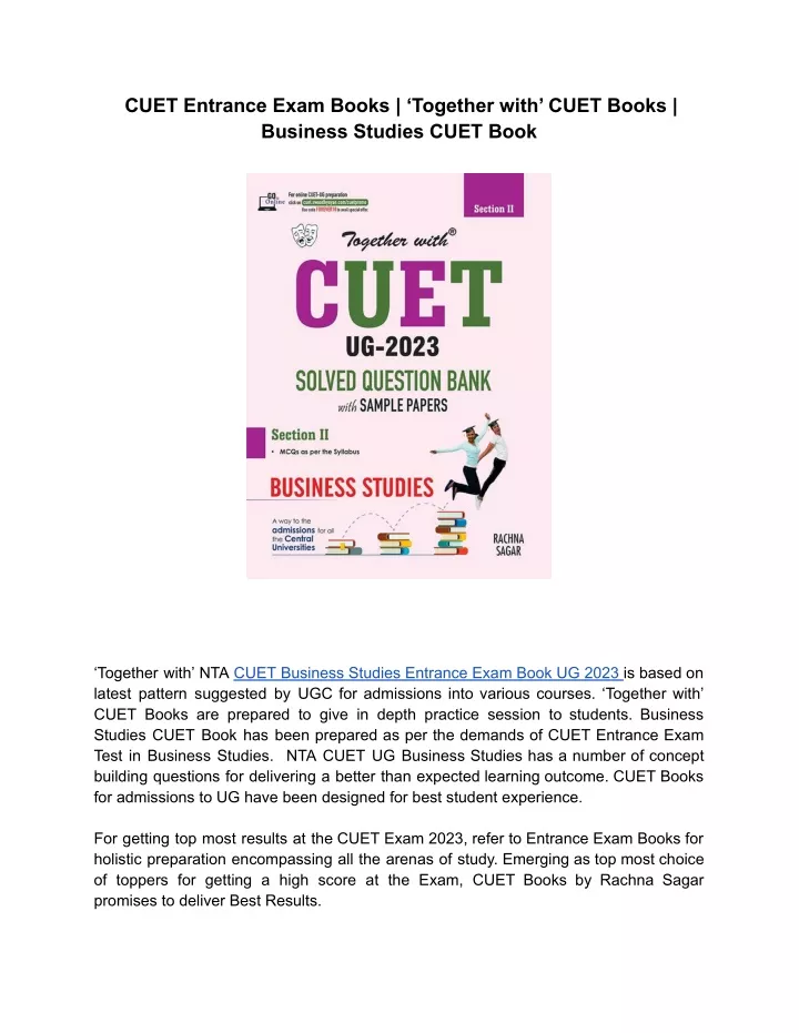 cuet entrance exam books together with cuet books