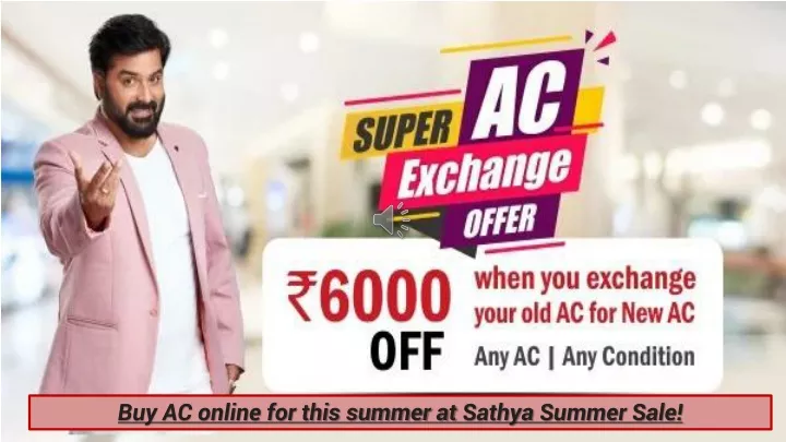 buy ac online for this summer at sathya summer