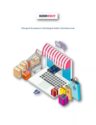 Cheapest Ecommerce Hosting in India | Ezerhost.com