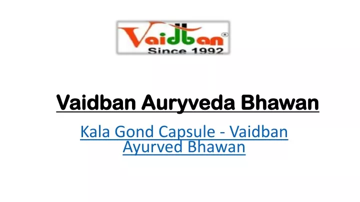 vaidban auryveda bhawan