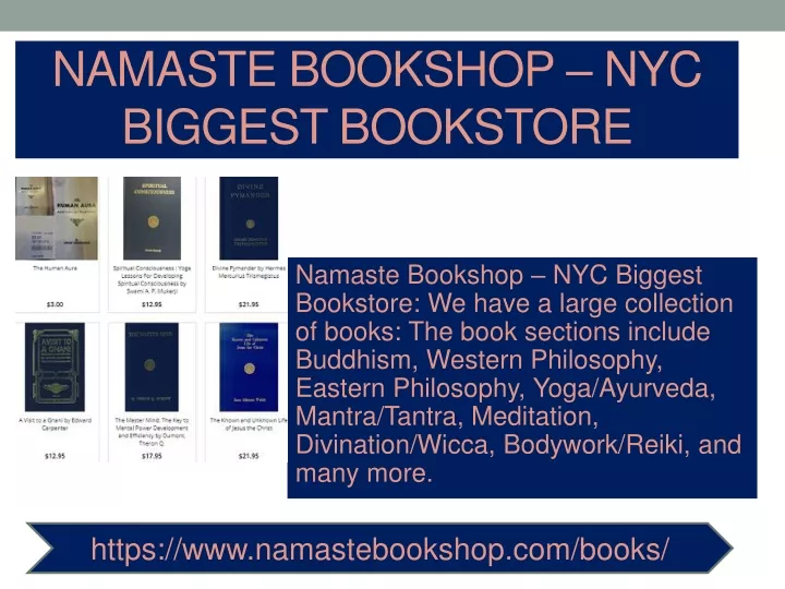namaste bookshop nyc biggest bookstore