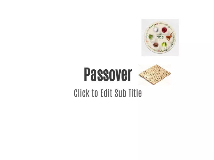 passover click to edit sub title