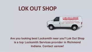 Locksmith Richmond Indiana | Best Locksmith Near Me