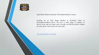 Ugly Drum Smoker Australia   Downundersmokers.com.au