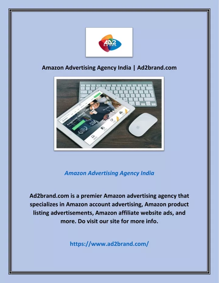 amazon advertising agency india ad2brand com