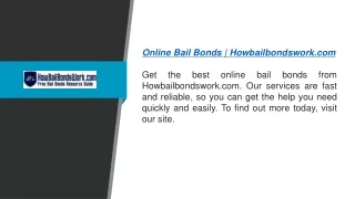 How Bail Bonds Work 1