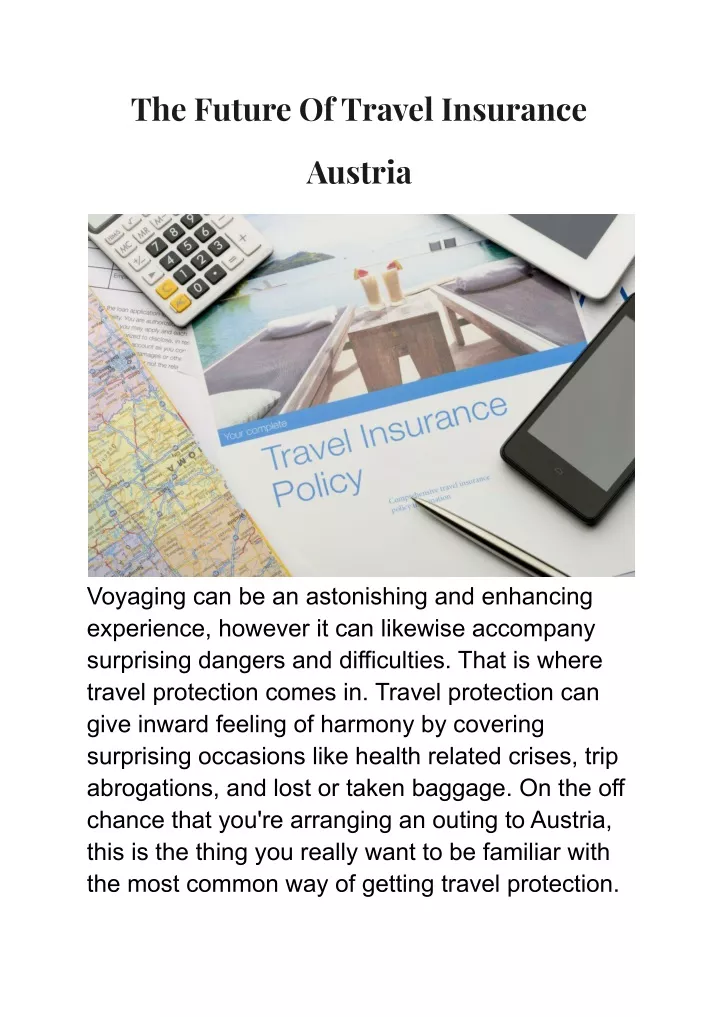 Travel Insurance Austria