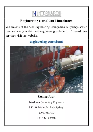 engineering consultant interharex