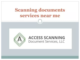 scanning documents services near me