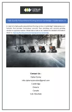 High Quality Polyurethane Flooring Service Cambridge | Cipkarepoxy.ca - slide 1