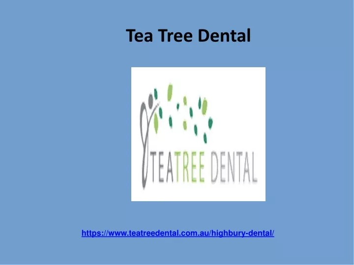 tea tree dental