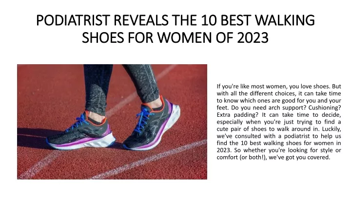 podiatrist reveals the 10 best walking shoes for women of 2023
