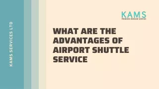 What are the Advantages of Airport Shuttle Service
