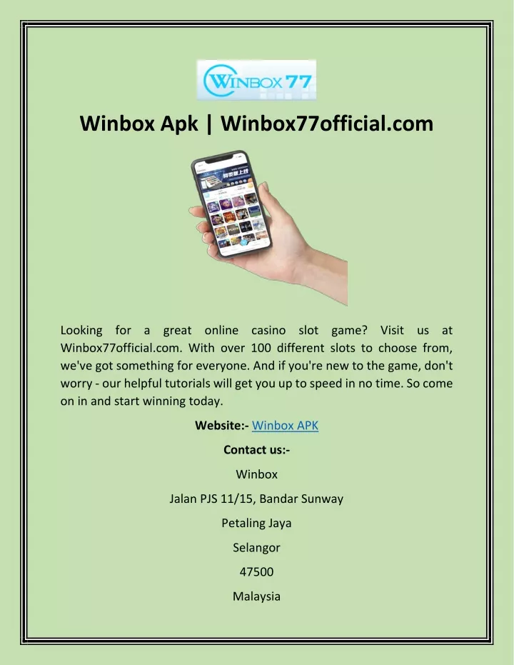 winbox apk winbox77official com