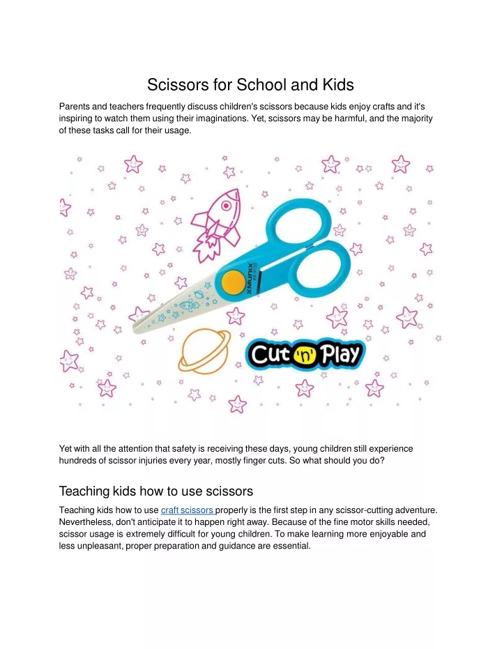 scissors for school and kids parents and teachers