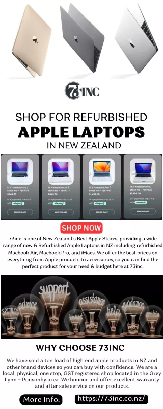 Shop For Certified & Refurbished Apple Laptops in NZ