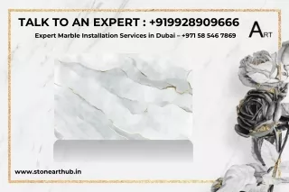 Expert Marble Installation Services in Dubai –  971 58 546 7869