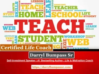 Certified Life Coach-Darryl Bumpass, Sr.