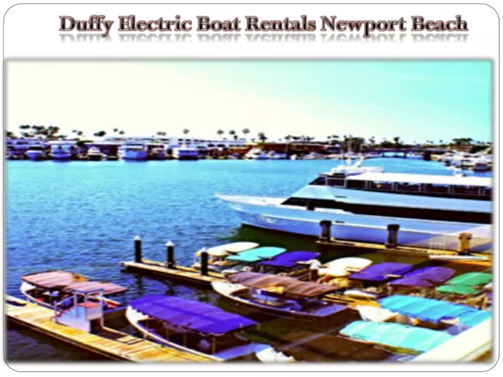 duffy electric boat rentals newport beach