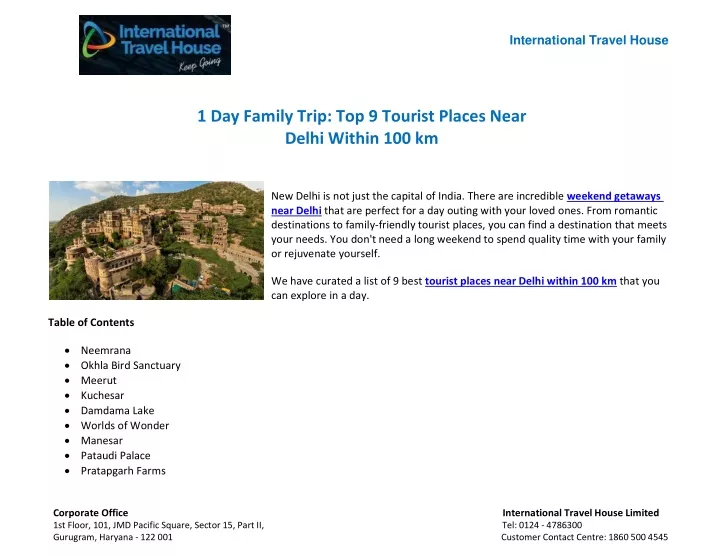 international travel house