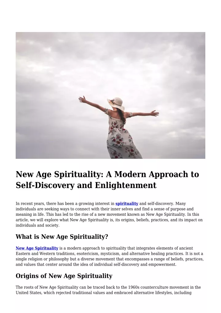 new age spirituality a modern approach to self