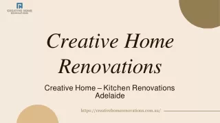 Kitchen Renovations Adelaide | Creative Home Renovations in Australia