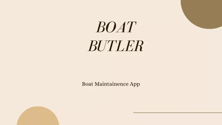 boat butler