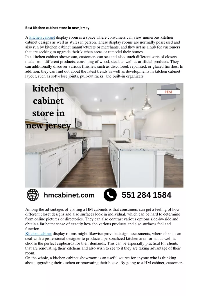 best kitchen cabinet store in new jersey