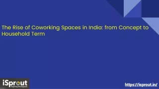 The Rise of Coworking Spaces in India