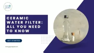 Ceramic Water Filter All You Need to Know