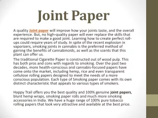 joint paper