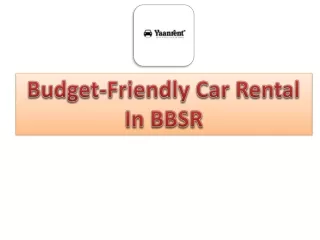 Best Budget-Friendly Car Rental In Bhubaneswar