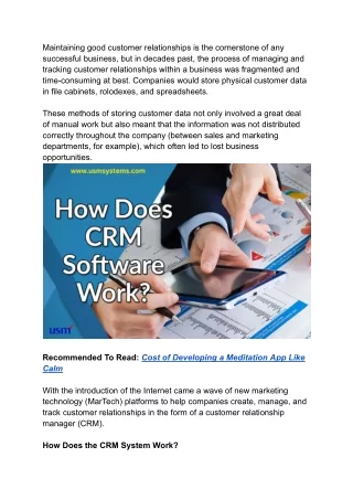 What is CRM software and how does it work