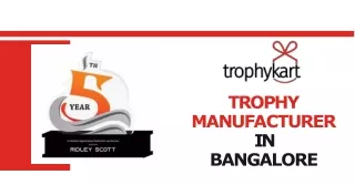 Looking for the best trophy manufacturer in Bangalore Visit at Trophykart!