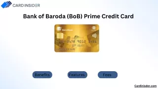 Bank of Baroda (BoB) Prime Credit Card