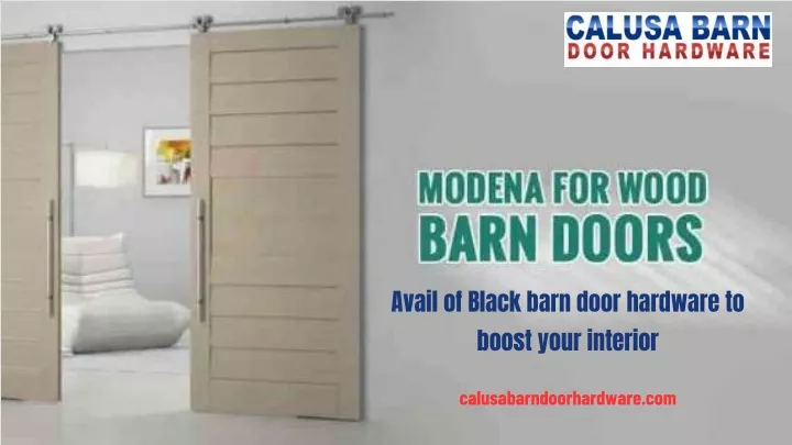 avail of black barn door hardware to boost your