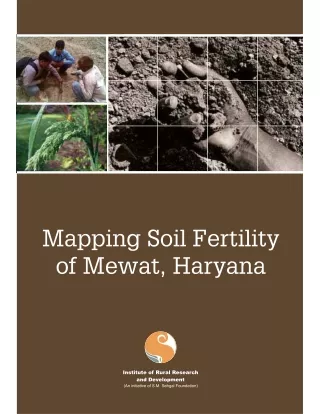 Mapping Soil Fertility of Mewat, Haryana