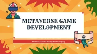 BUILD METAVERSE GAME DEVELOPMENT PLATFORM