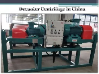 Decanter Centrifuge in China