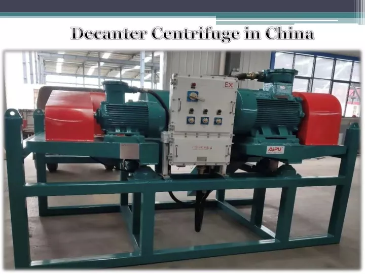 decanter centrifuge in china